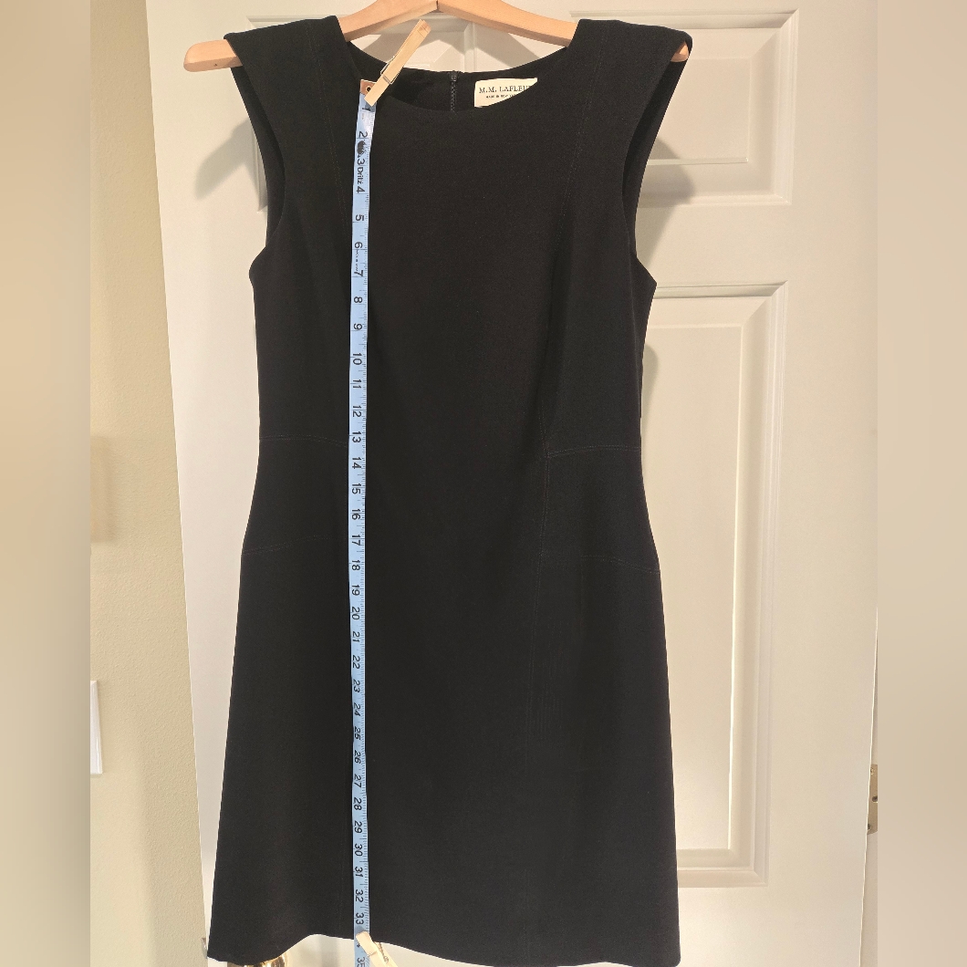 Mm Lafleur Dress Womens 8 Black Zip
